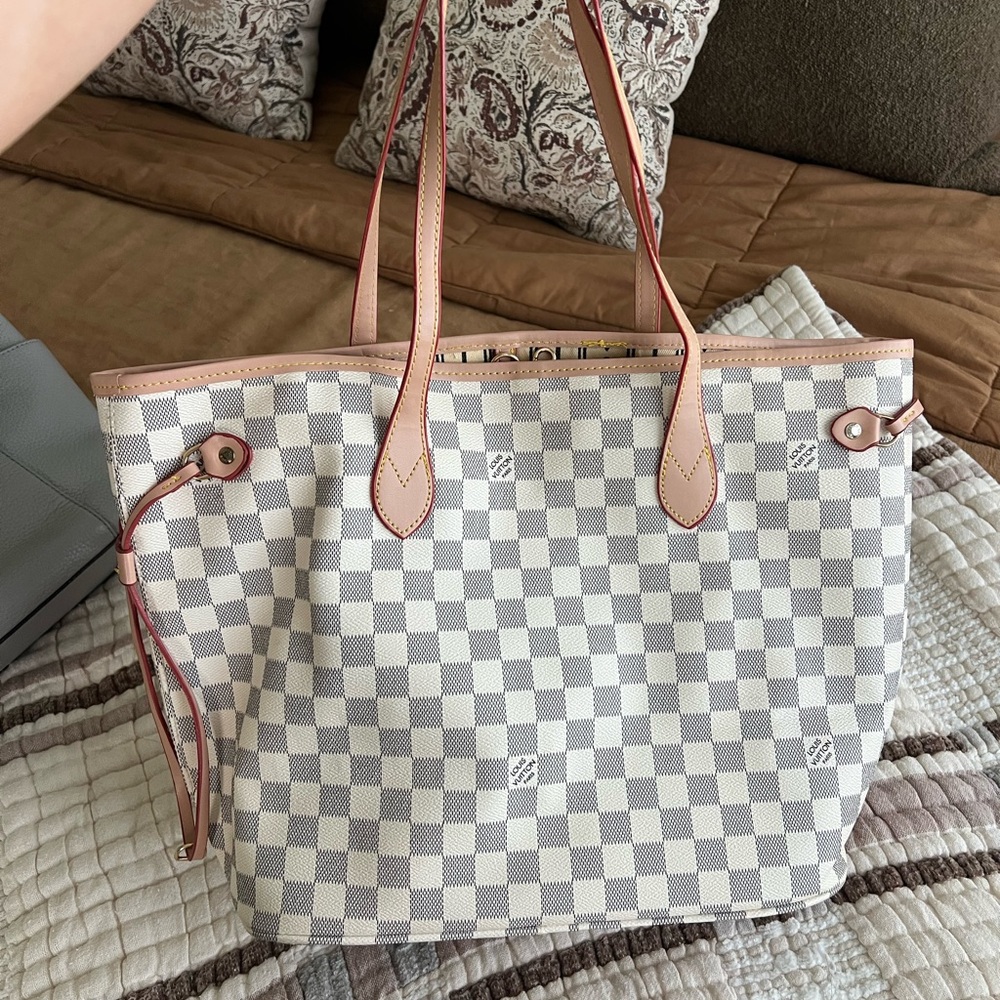 Checkered Tote Bag